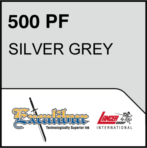 500 SILVER GREY (rif. Cool GREY 6) - 1 GALLONE PARI A 4,8 KG