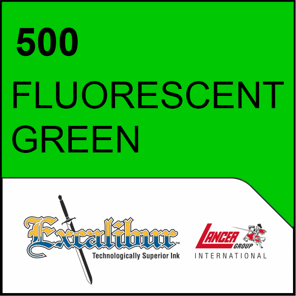 500 FLUORESCENT GREEN - 1 GALLONE PARI A 4,8 KG