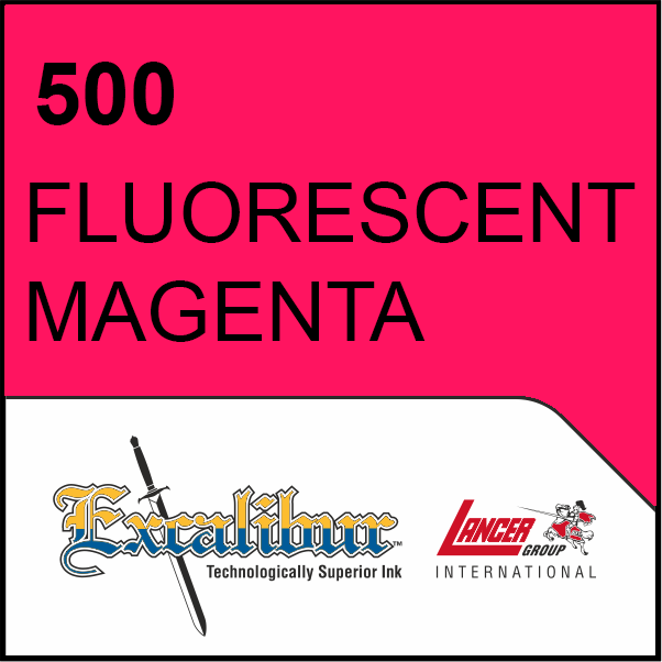 500 FLUORESCENT MAGENTA - 1 GALLONE PARI A 4,8 KG