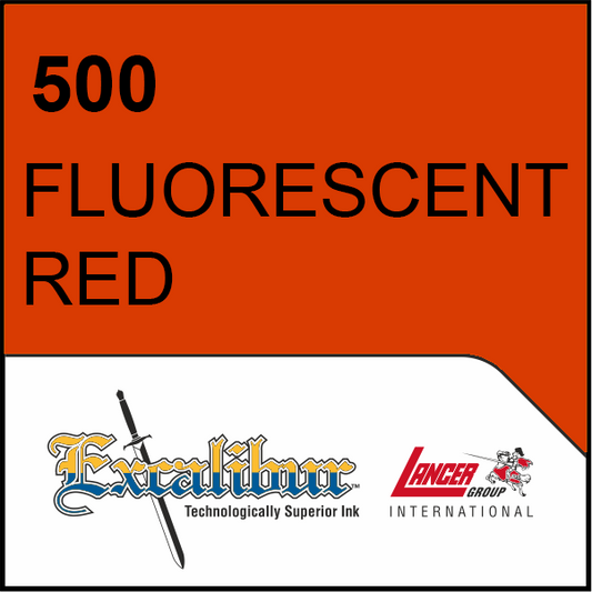 500 FLUORESCENT RED - 1 GALLONE PARI A 4,8 KG
