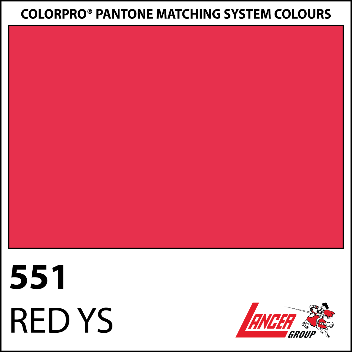 551 COLOR PRO RED YS - 1 GALLONE PARI A 5 KG