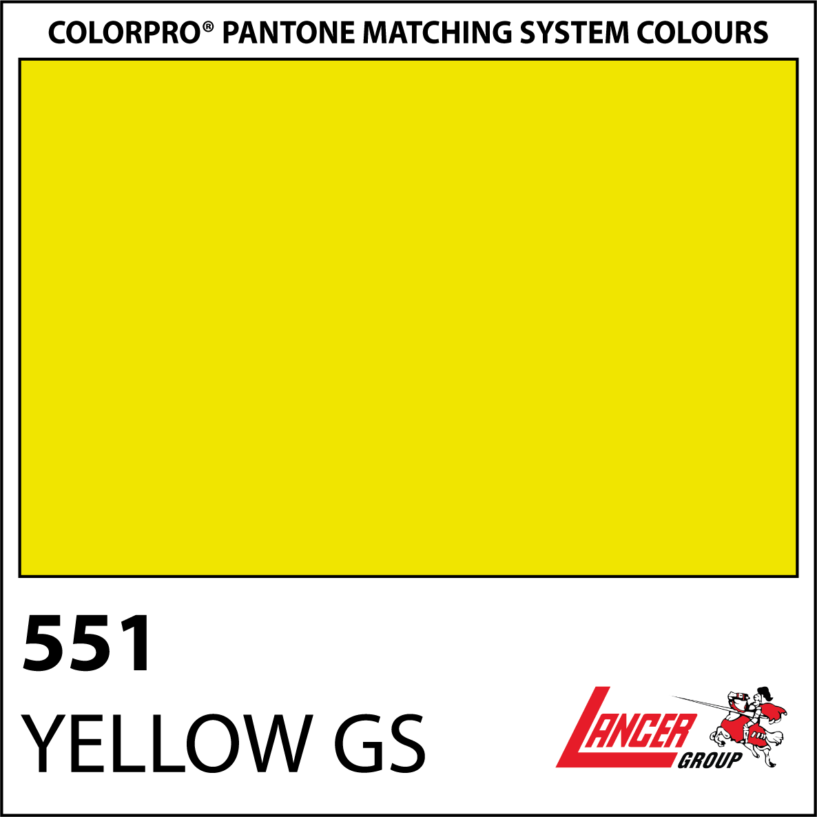 551 COLOR PRO YELLOW GS