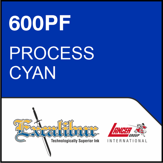 600 PROCESS CYAN - CONFEZIONE DA 1 GALLONE PARI A 4 KG