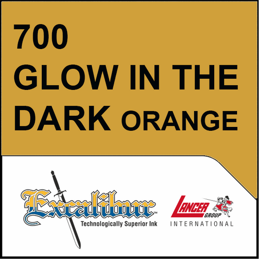 700 PF GLOW IN THE DARK ORANGE - CONFEZIONE DA 1 GALLONE PARI A 4,8 KG