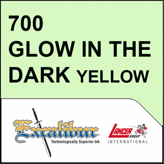 700 PF GLOW IN THE DARK YELLOW - CONFEZIONE DA 1 GALLONE PARI A 4,8 KG